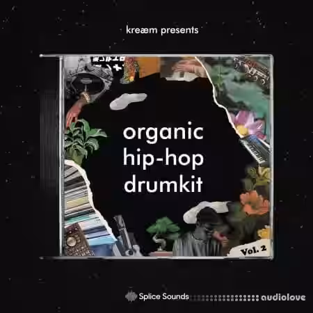 Splice Sounds kreaem organic hip hop drumkit Vol.2 [WAV] - Sample Pack Artwork