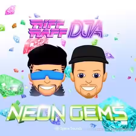 Splice Sounds RiFF RAFF And DJA Present Neon Gems [WAV] - Sample Pack Artwork