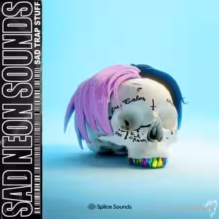 Splice Sounds SAD NEON SOUNDS: Sad Trap Stuff Sample Pack [WAV] - Sample Pack Artwork