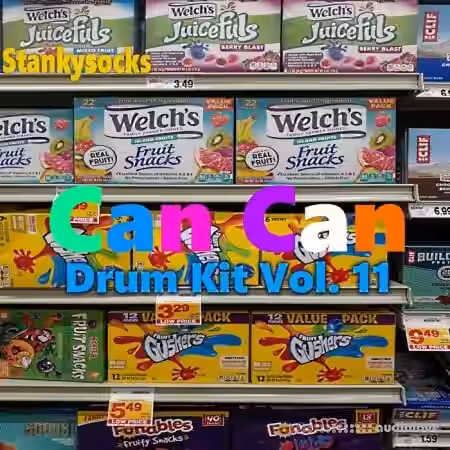 Stankysocks Can Can Drum Kit Vol.11 [WAV] - Sample Pack Artwork