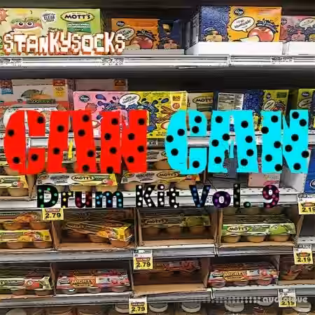 Stankysocks Can Can Drum Kit Vol.9 [WAV] - Sample Pack Artwork