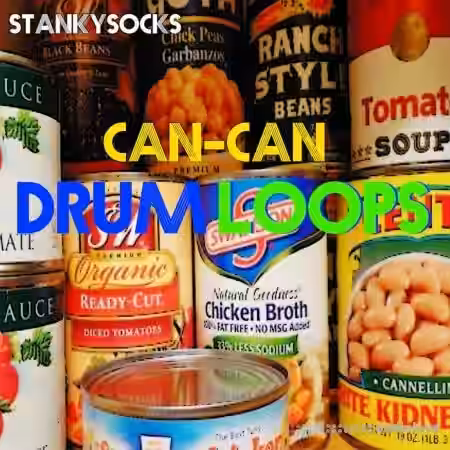 Stankysocks Can Can Drum Loops Vol.1 [WAV] - Sample Pack Artwork