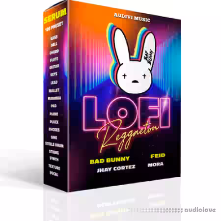 Stivenz Beats LO-FI Reggaeton (100 SERUM PRESETS) [Synth Presets] - Sample Pack Artwork