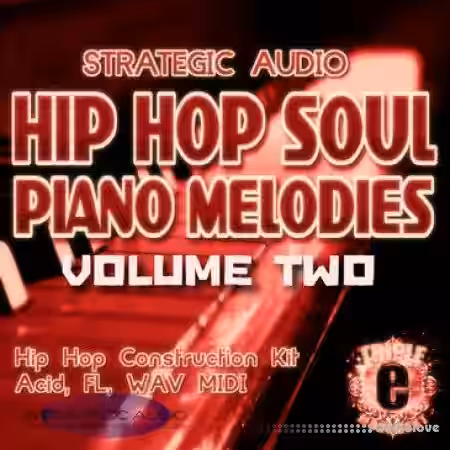 Strategic Audio Hip Hop Soul Piano Melodies Vol.2 [WAV, MiDi, DAW Templates] - Sample Pack Artwork