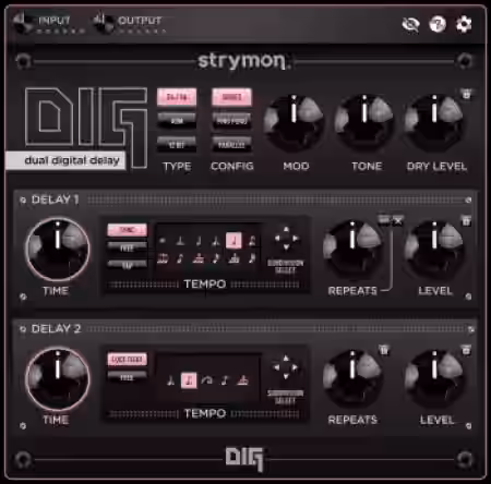 Strymon DIG Plugin v1.0.1 ARM [MacOSX] - Sample Pack Artwork