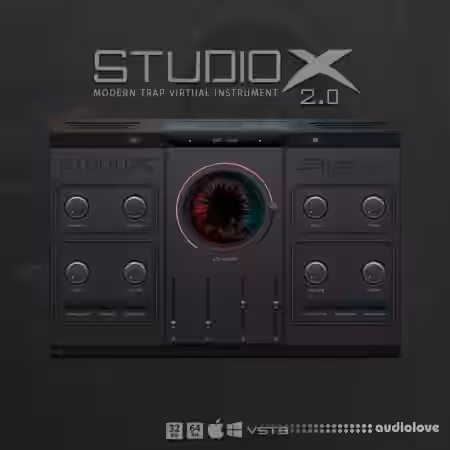 Studio Trap StudioX 2.0 Modern Trap Plugin Instrument RETAiL [WiN, MacOSX] - Sample Pack Artwork