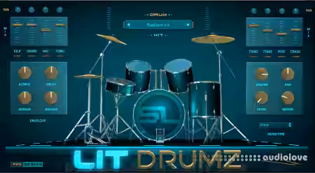 StudioLinkedVST Lit Drumz v1.0 [WiN, MacOSX] - Sample Pack Artwork