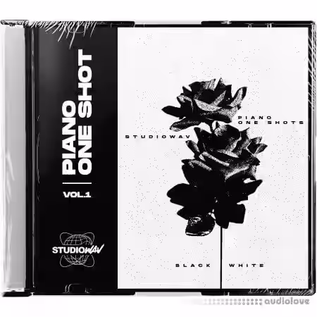StudioWAV Black & White Piano One Shots Kit [WAV, MiDi, DAW Templates] - Sample Pack Artwork