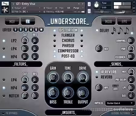 StudioWeapon Underscore v1.5 [KONTAKT] - Sample Pack Artwork