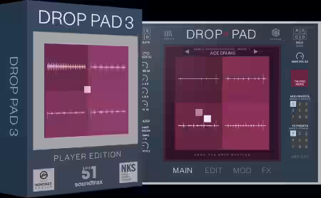 Sub51 soundtrax Drop Pad 3 [KONTAKT] - Sample Pack Artwork