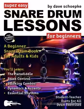 Super Easy Snare Drum Lessons for Beginners - Sample Pack Artwork