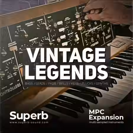 Superb Sound Vintage Legends [MPC] - Sample Pack Artwork