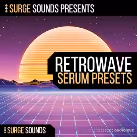 Surge Sounds Retrowave [WAV, MiDi, Synth Presets] - Sample Pack Artwork