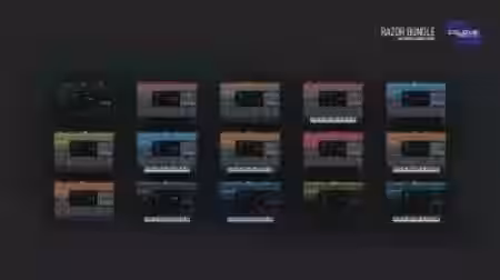 Sylenth1 Razor Bundle by COLOVE Products (Skins) - Sample Pack Artwork