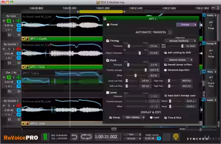 Synchro Arts Revoice Pro v4.2.1.2 /  v1.0.0 Build 68 [WiN, MacOSX] - Sample Pack Artwork