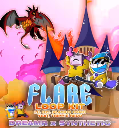 Synthetic and Dreamr Flare Loop Kit [WAV] - Sample Pack Artwork