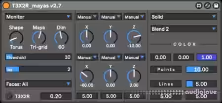 T3X2R MAYAS v2.7 [Max for Live] - Sample Pack Artwork