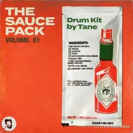 Tane The Sauce Pack Vol.1 [WAV] - Sample Pack Artwork