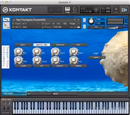 Tangent Edge Instruments Sea Trumpets [KONTAKT] - Sample Pack Artwork