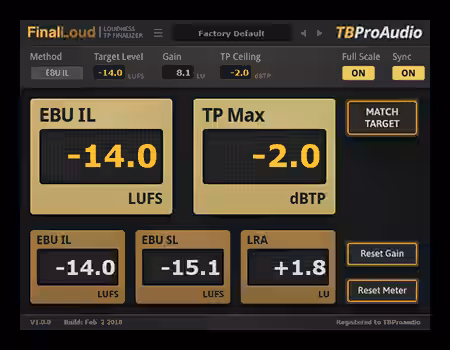 TBProAudio FinalLoud v1.0.3 [WiN] - Sample Pack Artwork