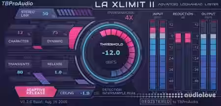 TBProAudio LA xLimit II v1.3.0 / v1.2.0 [WiN, MacOSX] - Sample Pack Artwork