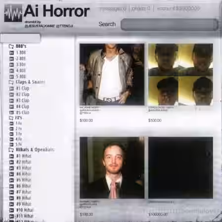 Tenoji Ai_Horror Stash Kit [WAV, Synth Presets] - Sample Pack Artwork