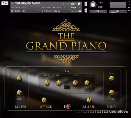 TH Studio Production THE GRAND PIANO [KONTAKT] - Sample Pack Artwork
