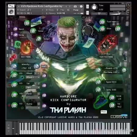Tha Playah Hardcore Kick Configurator by Tha Playah v1.0 [KONTAKT] - Sample Pack Artwork