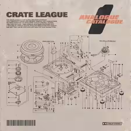 The Crate League Analogue Catalogue (Compositions And Stems) [WAV] - Sample Pack Artwork
