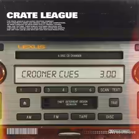 The Crate League Crooner Cues Vol.3 (Compositions and Stems) [WAV] - Sample Pack Artwork