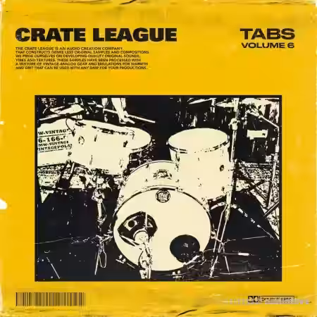 The Crate League Tabs Vol.6 [WAV] - Sample Pack Artwork