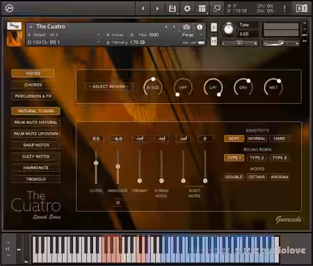 The Cuatro by Guillermo Guareschi [KONTAKT] - Sample Pack Artwork