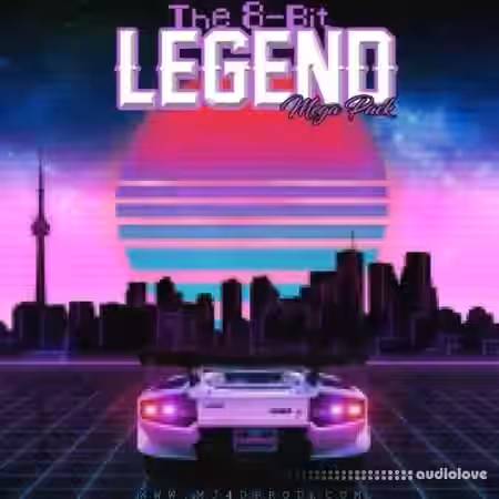 The Drum Bank The 8-Bit Legend Mega Pack [WAV, MiDi, Synth Presets] - Sample Pack Artwork
