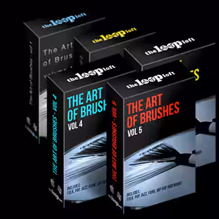 The Loop Loft Bundle of Brushes [WAV, AiFF, REX, Stylus RMX, ReFill] - Sample Pack Artwork