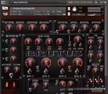 The Maschine Warehouse Brutus [KONTAKT, Maschine] - Sample Pack Artwork