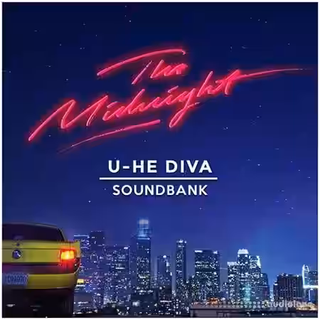 The Midnight U-He Diva Soundbank [Synth Presets] - Sample Pack Artwork