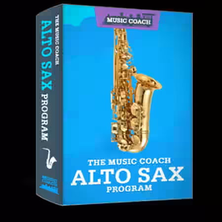 The Music Coach Online Alto Sax Program [TUTORiAL] - Sample Pack Artwork
