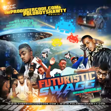 The Producer Code The Futuristic Swagg Drum Kit [WAV, Synth Presets] - Sample Pack Artwork