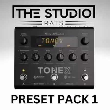 The Studio Rats TONEX Preset Pack 1 - Sample Pack Artwork