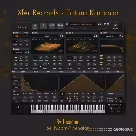 Thenatan Xfer Records Futura Karboon - Sample Pack Artwork