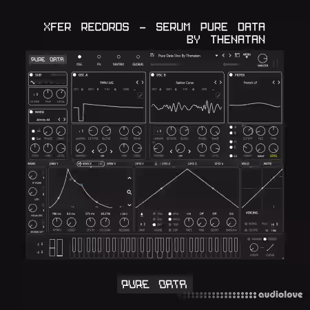 Thenatan Xfer Records Pure Data - Sample Pack Artwork