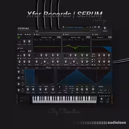 Thenatan Xfer Records Vintage + - Sample Pack Artwork