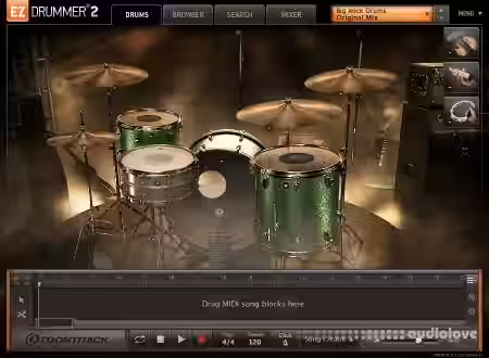 Toontrack Big Rock Drums EZX v1.0.2 [EZDrummer] - Sample Pack Artwork
