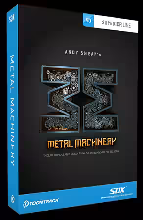Toontrack SDX Metal Machinery v1.5 [WiN] - Sample Pack Artwork