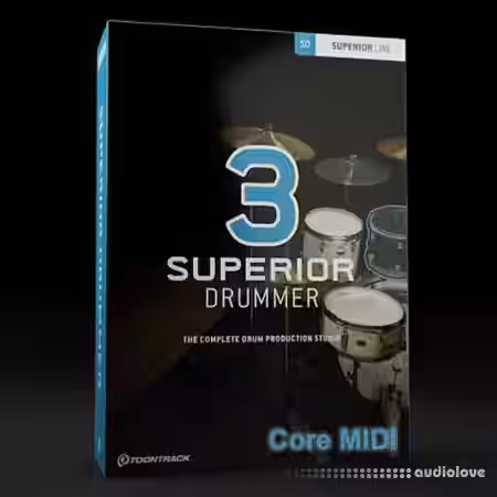 Toontrack Superior Drummer 3 Core MiDi 100 v1.0.0 - Sample Pack Artwork