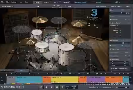 Toontrack Superior Drummer v3.2.7 MAC [Apple M1] [MacOSX] - Sample Pack Artwork