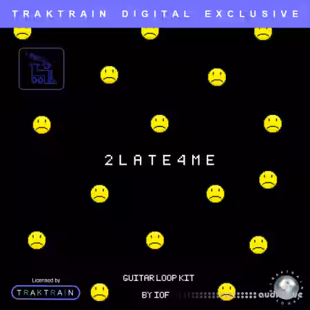 TrakTrain 2late4me Guitar Loop Kit [WAV] - Sample Pack Artwork