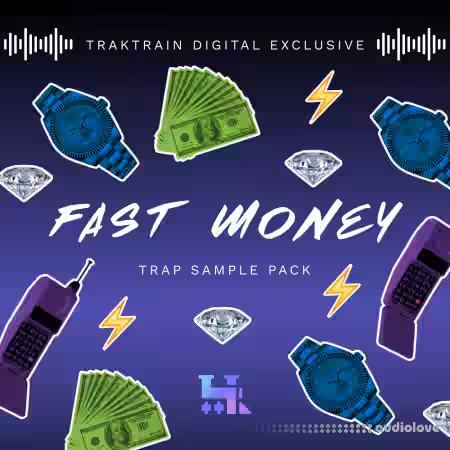 TrakTrain Fast Money Trap Sample Pack [WAV] - Sample Pack Artwork