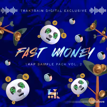 TrakTrain Fast Money Trap Sample Pack Vol.2 [WAV] - Sample Pack Artwork