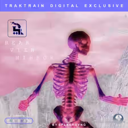 TrakTrain Rear View Mirror 50 Guitar Sample Pack by SPLASHGVNG [WAV] - Sample Pack Artwork
